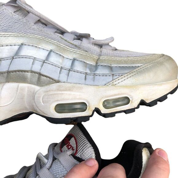 Rare 2016 Nike Air Max 95 Silver Bullet Size 8 - Picture 11 of 16